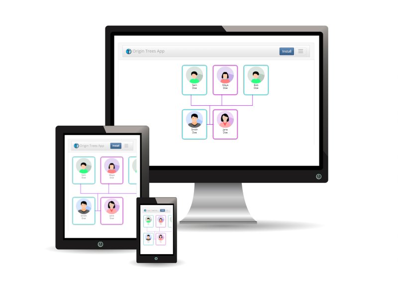 Origin Trees is multiplatform genealogy app